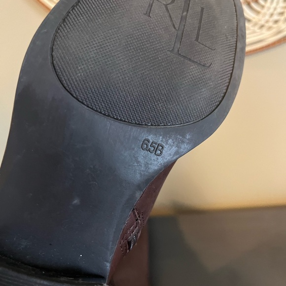 Lauren Ralph Lauren Mesa Leather Riding Boots - Picture 9 of 10